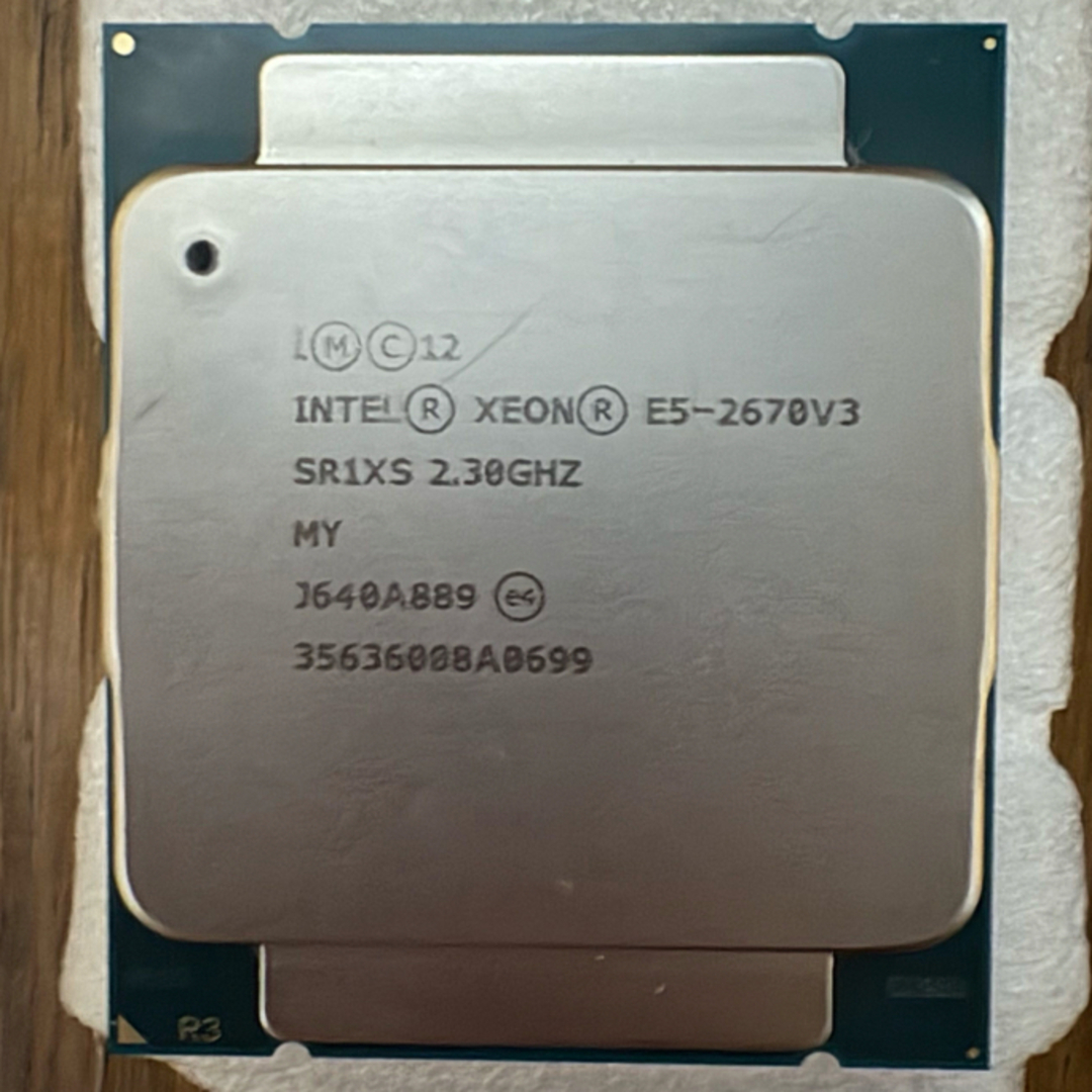 intel(インテル)の【ジャンク品】Intel Xeon E5-2670v3 CPU スマホ/家電/カメラのPC/タブレット(PCパーツ)の商品写真
