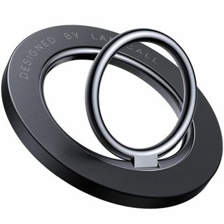 取り外し メタルリング付き Magnetic 磁気増強 Phone Grip ス(その他)