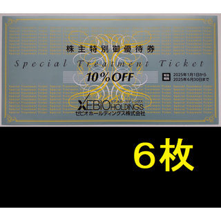 ゼビオ 株主優待 10％OFF 6枚 2025年6月期限 -i(ショッピング)