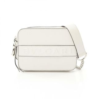 ブルガリ(BVLGARI)のBVLGARI ブルガリ ショルダーバッグ パールシェルレザー エンボスロゴ(ショルダーバッグ)