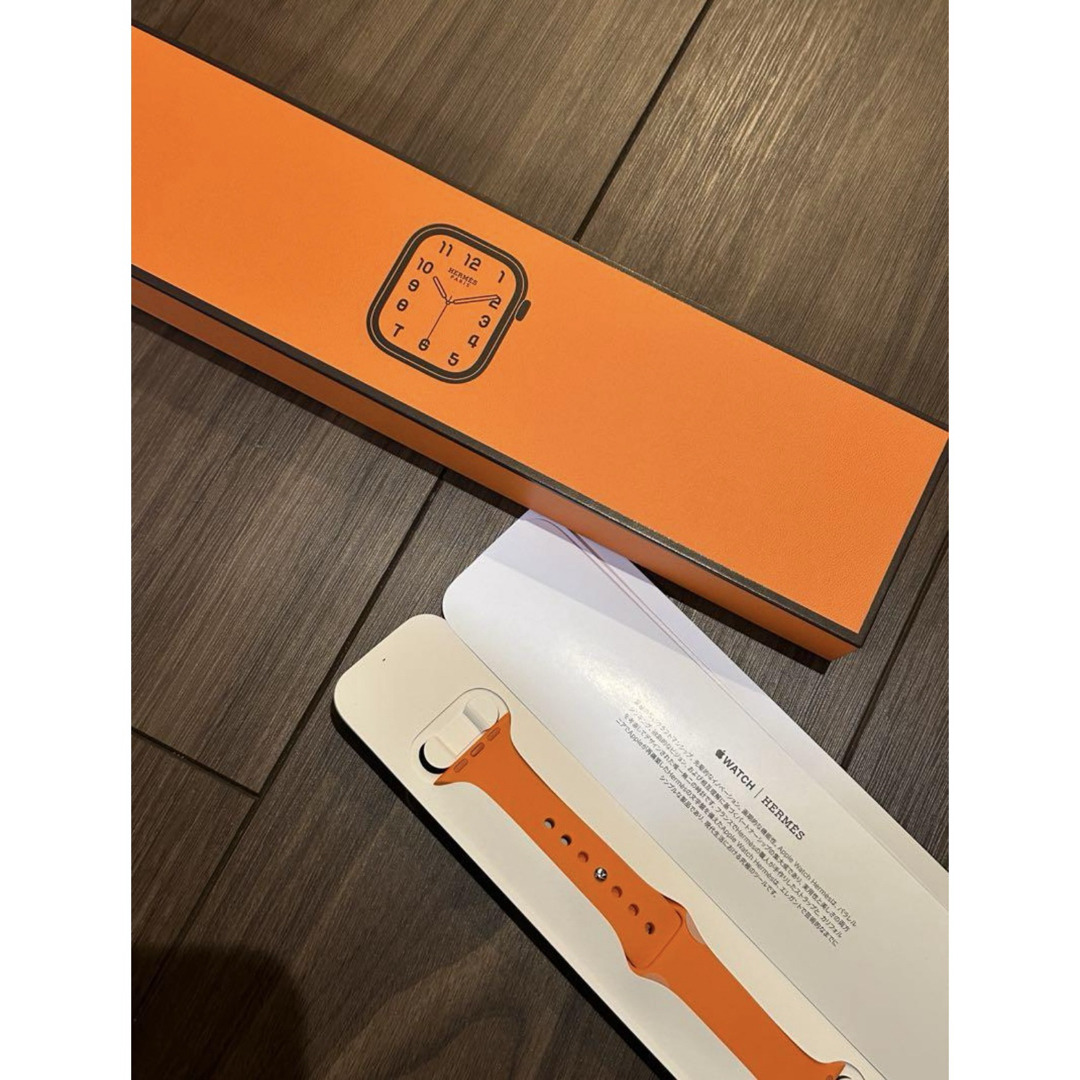 エルメス Apple Watch 42mm 純正ラバーバンド メンズの時計(ラバーベルト)の商品写真