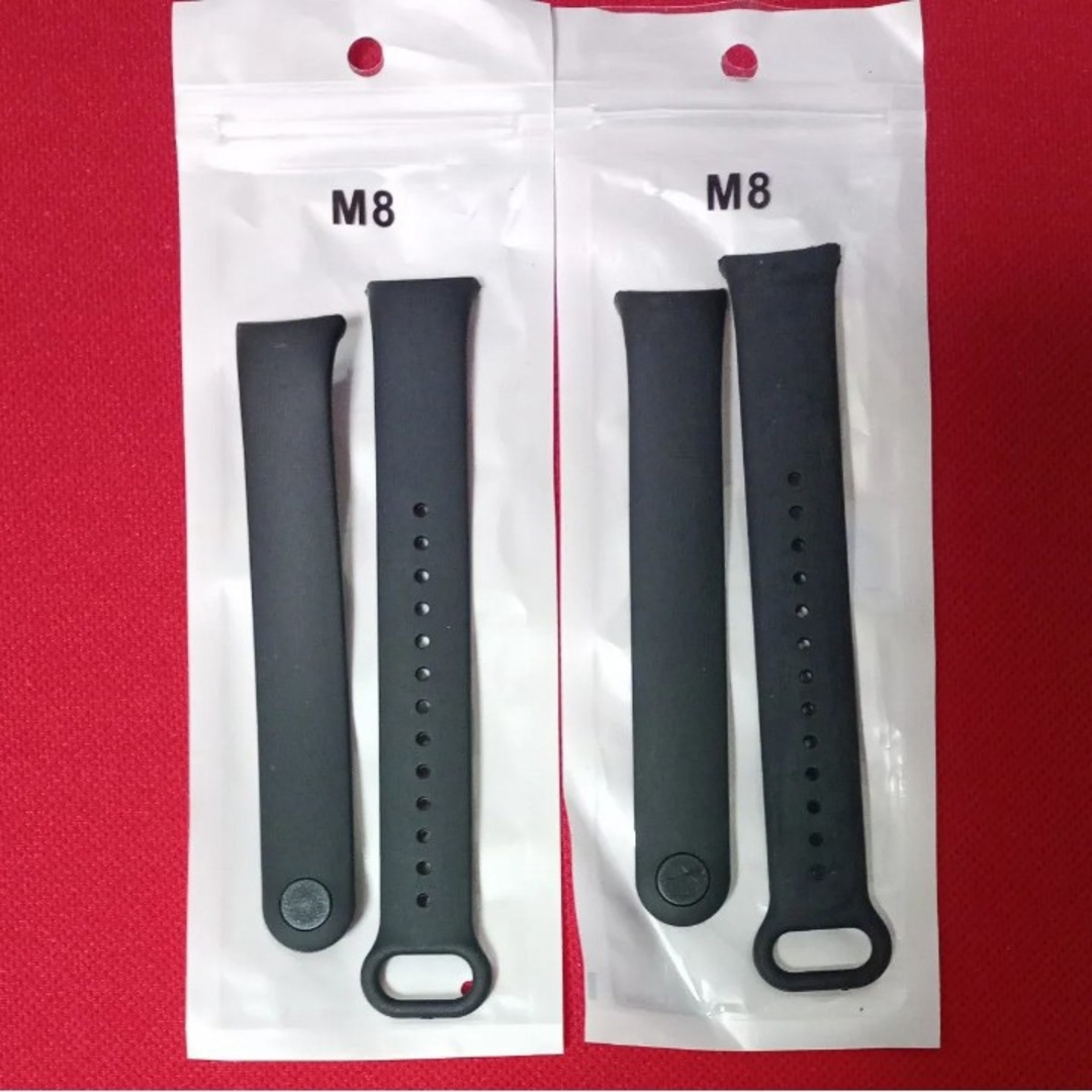 Xiaomi Smart band 8/9 黒 替えバンド 2個 交換用 mi メンズの時計(ラバーベルト)の商品写真