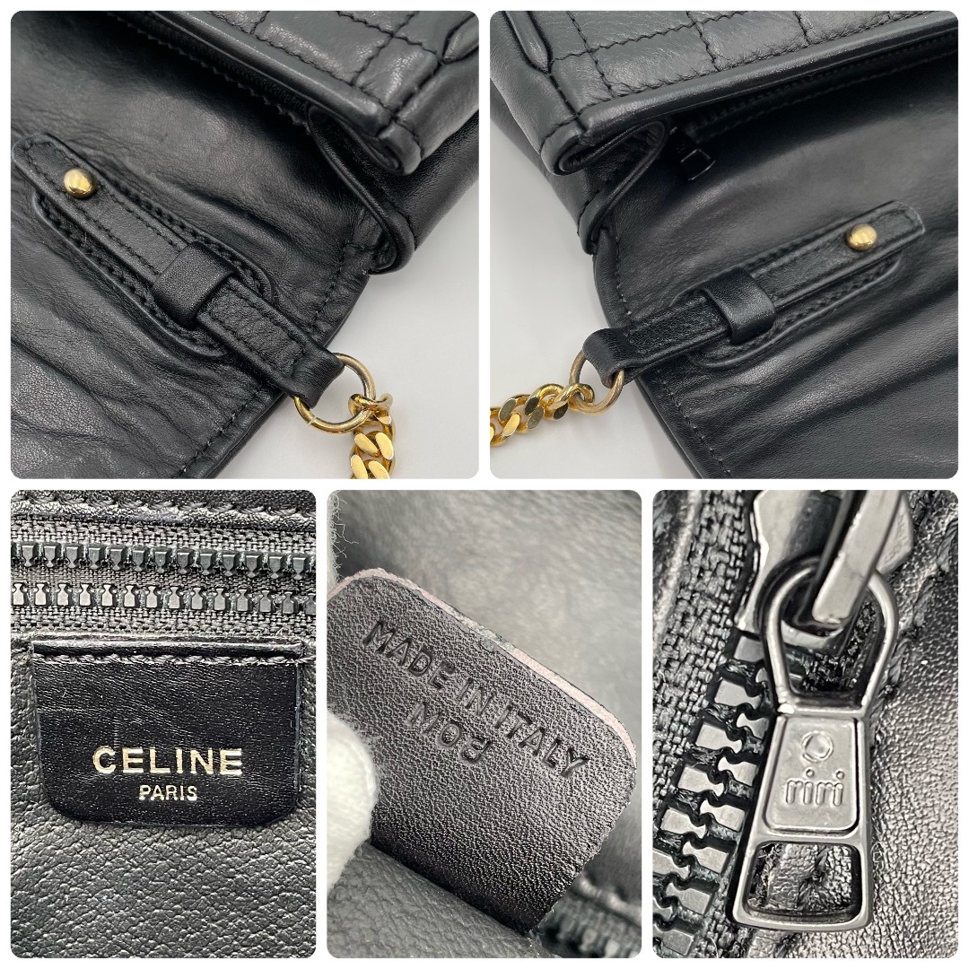 CELINE - 極美品✨セリーヌ トリオンフ キルティング レザー