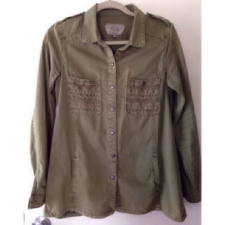 ザラ(ZARA)のZARA✳︎ネイティブミリタリーJKT(ミリタリージャケット)