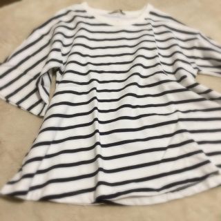 ザラ(ZARA)のZARA♡ボーダートップス(カットソー(長袖/七分))