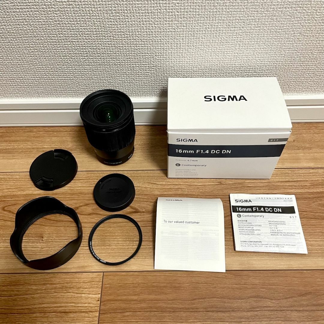 SIGMA - 美品 SIGMA 16mm F1.4 DC DN ソニーEマウント用単焦点レンズ
