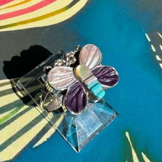 INDIAN JEWELRY - 90'sヴィンテージ ちょうちょ ピンキーリング