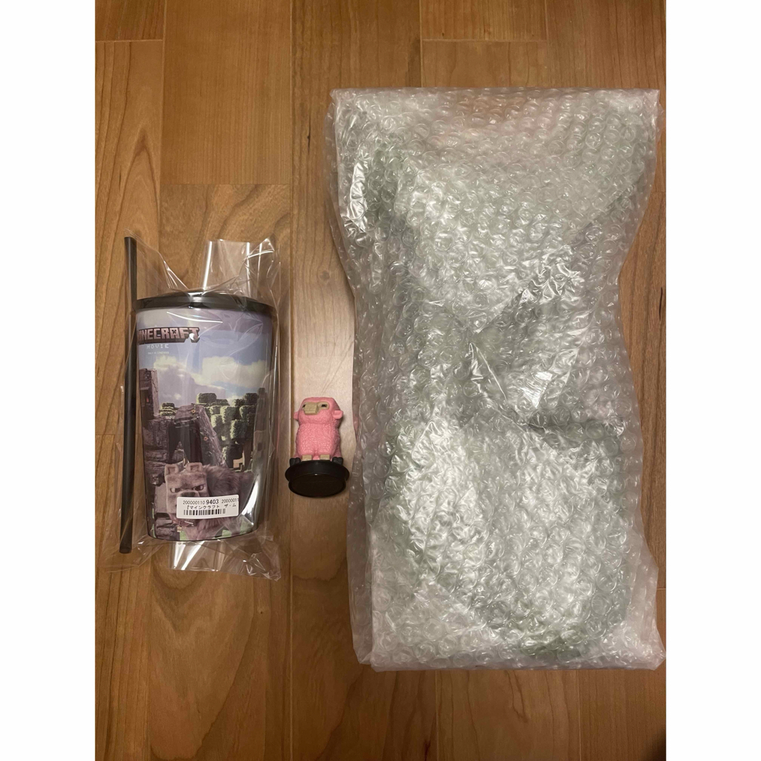 TOHOシネマズ限定 マインクラフト ザ・ムービー ポップコーンバゲット カップ エンタメ/ホビーのおもちゃ/ぬいぐるみ(キャラクターグッズ)の商品写真