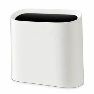 【色:白い】ゴミ箱 フタなし 10L おしゃれ シンプル コンパクト スリム ご(ごみ箱)