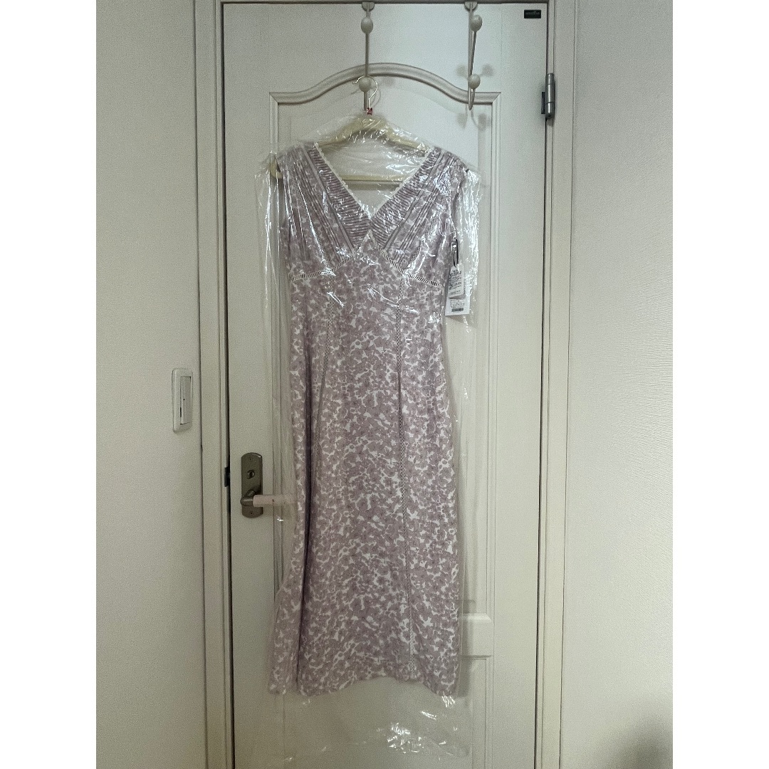 Lace Trimmed Floral Dress
