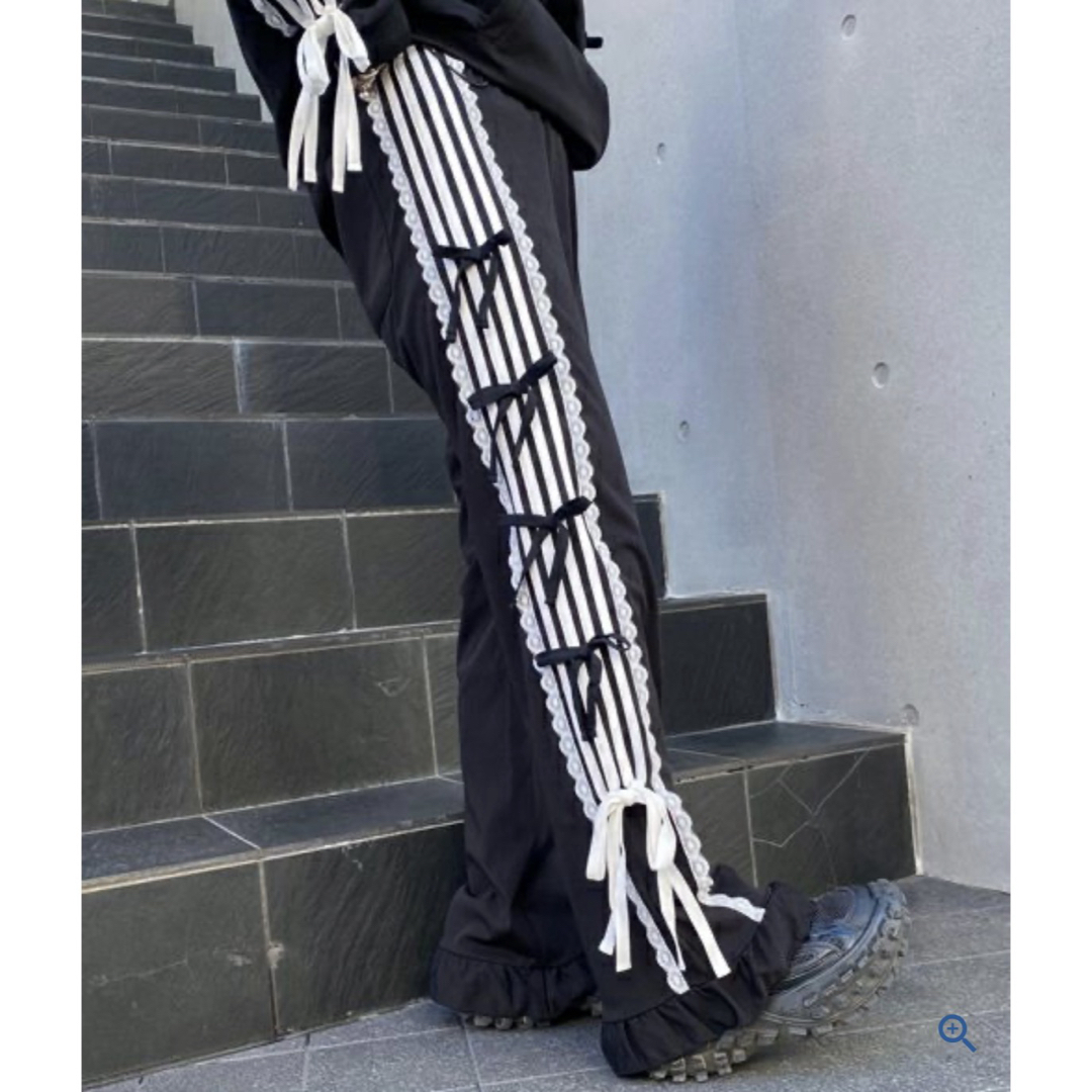 Candy Stripper(キャンディーストリッパー)の【新品】RIBBON RIBBON JERSEY PANTS レディースのパンツ(カジュアルパンツ)の商品写真