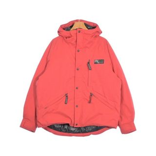 ワイルドシングス(WILDTHINGS)のWILD THINGS ワイルドシングス ダウンジャケット/ダウンベスト L 赤 【古着】【中古】(ダウンジャケット)