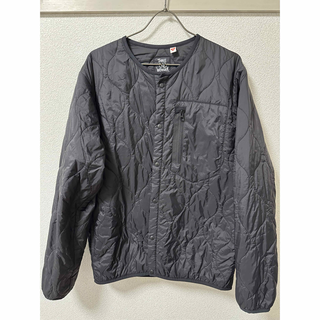  【美品】THREE WEATHER スリーウェザー インナーダウン L メンズのジャケット/アウター(ダウンジャケット)の商品写真