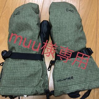 バートン(BURTON)のBURTON ak HOVER MIT  sizeM 【美品】(ウエア/装備)