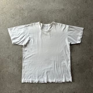 コムデギャルソンオム(COMME des GARCONS HOMME)のコムデギャルソンオム 無地tシャツ ホワイト L相当 インサイドアウト(Tシャツ/カットソー(半袖/袖なし))