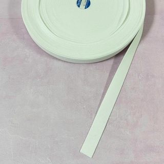 ❤️新品❤️オフ白　平ゴム20ミリ幅　2センチ幅 ソフトゴム　3メートル売り(各種パーツ)