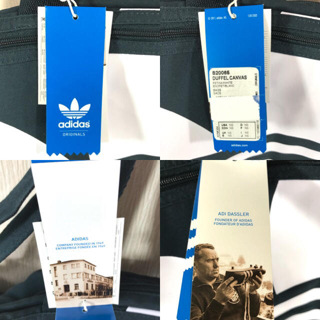 adidas(アディダス)の新品 ♪ アディダス オリジナルス ビッグトレフォイル ボストンバック 中型 紺 メンズのバッグ(ボストンバッグ)の商品写真