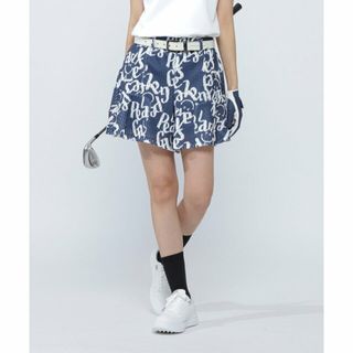 パーリーゲイツ(PEARLY GATES)の【ネイビーベース1】Peメッシュショートパンツ <ベジタブルロゴ柄>(その他)