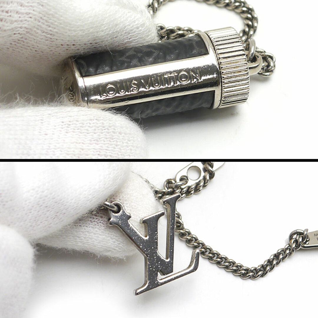 LOUIS VUITTON(ルイヴィトン)のルイヴィトン コリエ チャームズ モノグラムエクリプス ネックレス M63641 メンズのアクセサリー(ネックレス)の商品写真