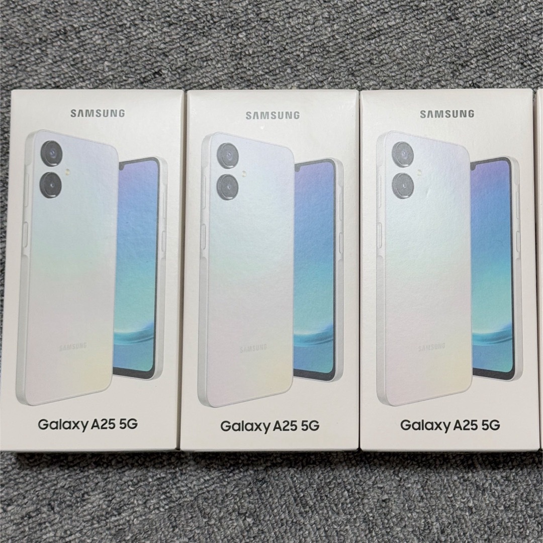 Galaxy(ギャラクシー)の3台セット 新品未使用 Galaxy A25 5G SC-53F SIMフリー スマホ/家電/カメラのスマートフォン/携帯電話(スマートフォン本体)の商品写真