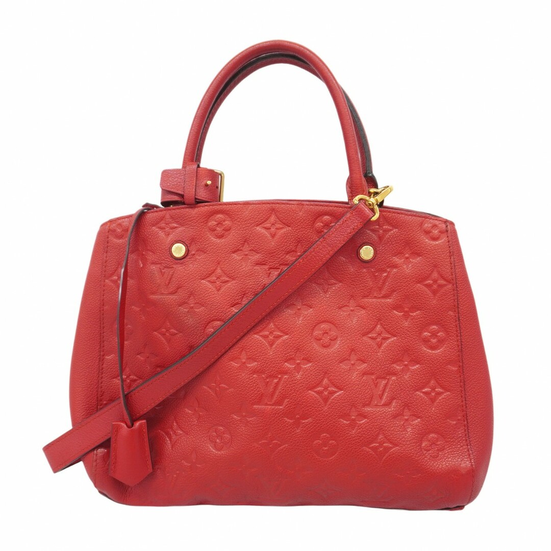 LOUIS VUITTON - 【5eb2108】ルイヴィトン ハンドバッグ モノグラム・アンプラント モンテーニュMM M41194 スリーズ【中古】レディース