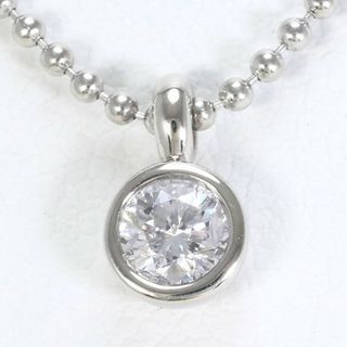 PT900 プラチナ PT850 ネックレス ダイヤ 0.23 鑑定書 総重量約4.0g 約40cm ジュエリー 中古 送料無料 新品同様 【中古】【あす楽】 ギフトラッピング無料(ネックレス)