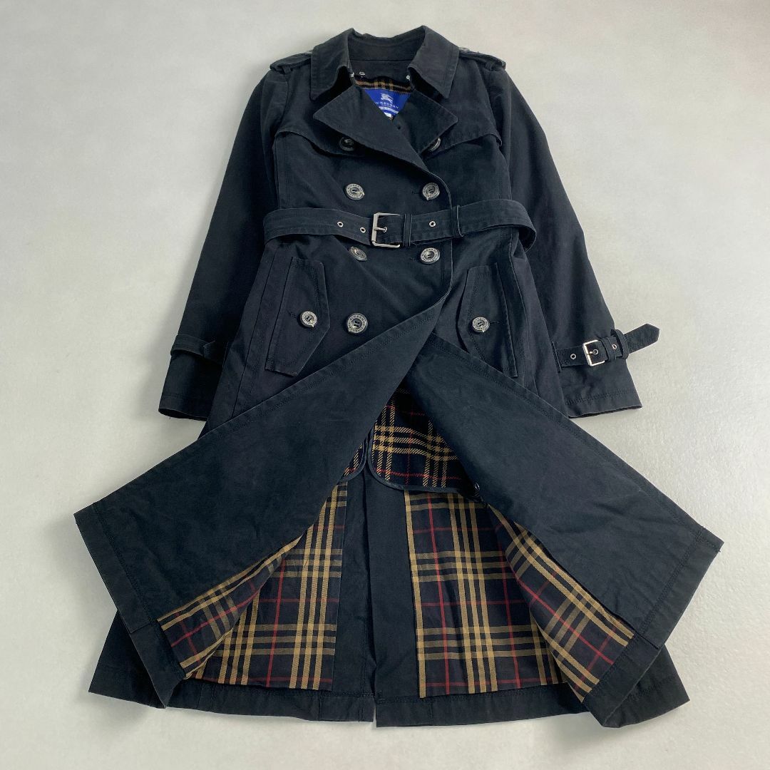 BURBERRY BLUE LABEL - バーバリーブルーレーベル　トレンチコート　付属品完備　ライナー付　ノバチェック