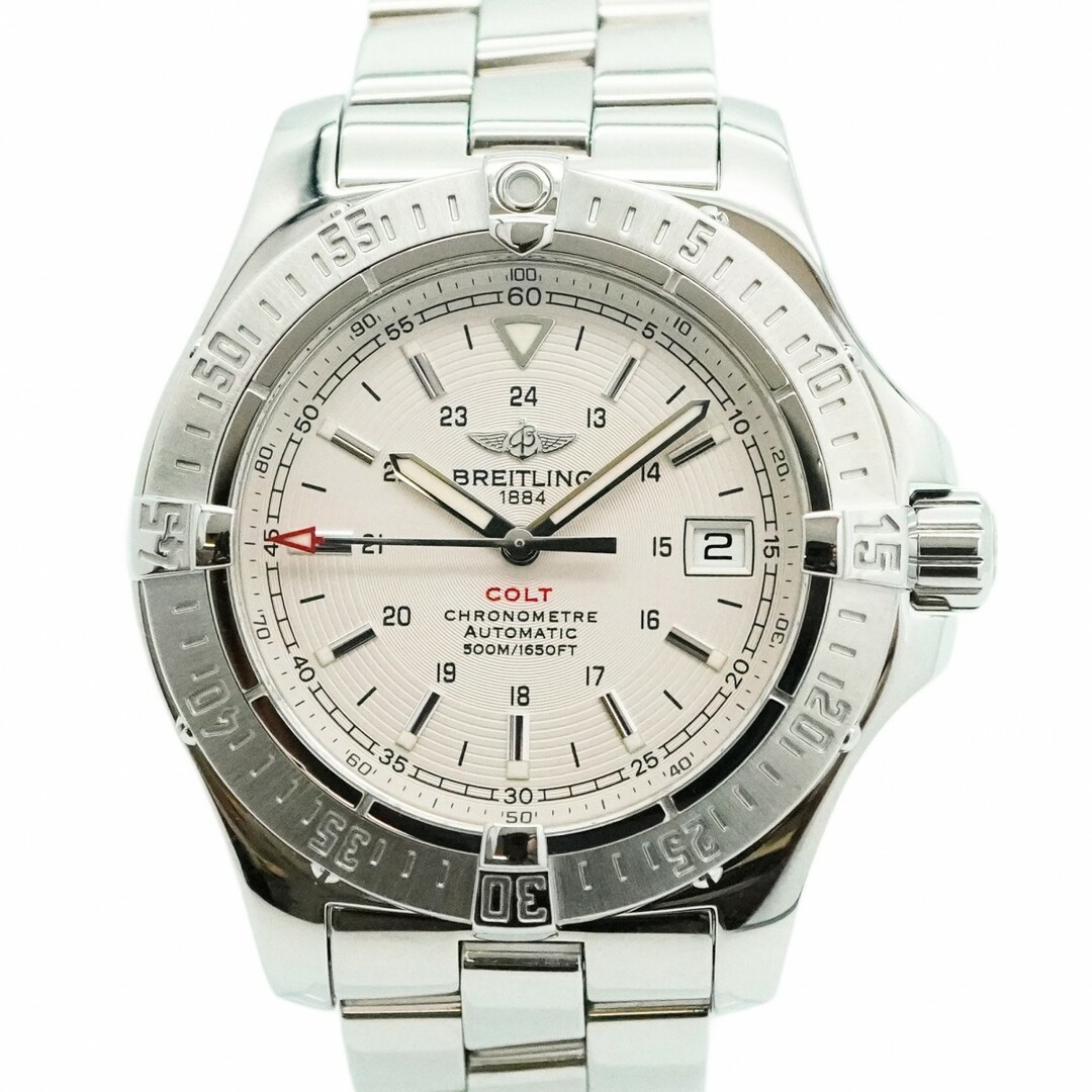 BREITLING - ★SALE【5wwe0050】ブライトリング コルト A17380 アイボリー文字盤【中古】腕時計 メンズ