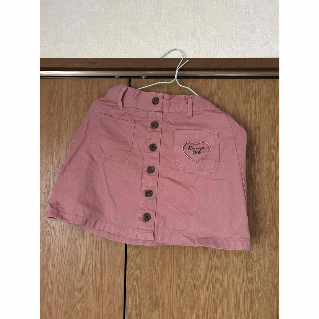 女児 ミニスカート キッズ/ベビー/マタニティのキッズ服女の子用(90cm~)(スカート)の商品写真