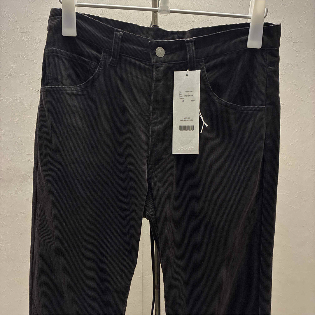 COMOLI(コモリ)の【2023AW】COMOLI コーデュロイ5Pパンツ ストーンネイビー サイズ2 メンズのパンツ(その他)の商品写真