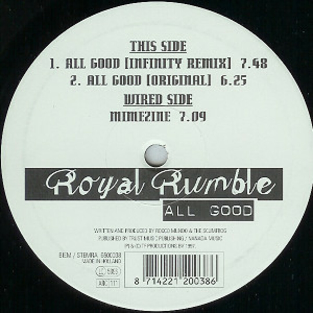 蘭12” Royal Rumble All Good TF6500038 TF Productions /00250 エンタメ/ホビーのエンタメ その他(その他)の商品写真