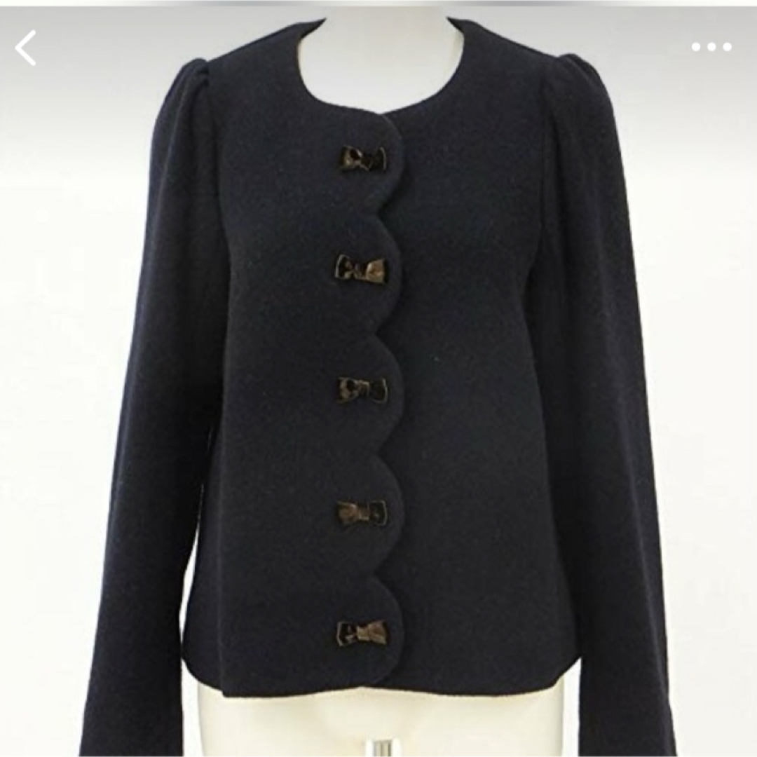 franche lippee(フランシュリッペ)の期間限定値下げ フランシュリッペ ネイビー コート レディースのジャケット/アウター(ピーコート)の商品写真