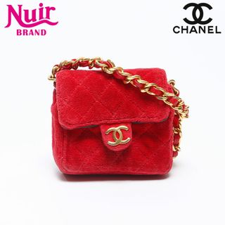 シャネル(CHANEL)のシャネル CHANEL ミニミニ ベロア ポーチ ショルダーバッグ(ショルダーバッグ)