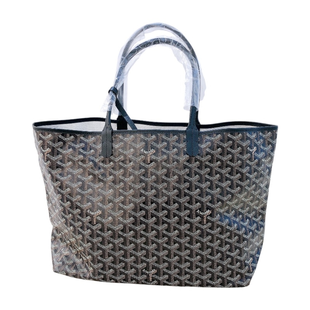 GOYARD - 　ゴヤール GOYARD サンルイPM ブラック PVC/レザー レディース トートバッグ