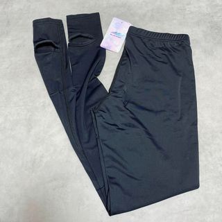 Sサイズトレンカ レギンス サーフパンツ 水陸両用 フィットネス 黒 ブラック(マリン/スイミング)
