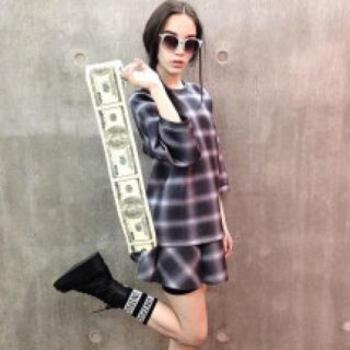 ユニフ(UNIF)の値下げ！UNIF ダイバー素材 チェックセットアップ(その他)