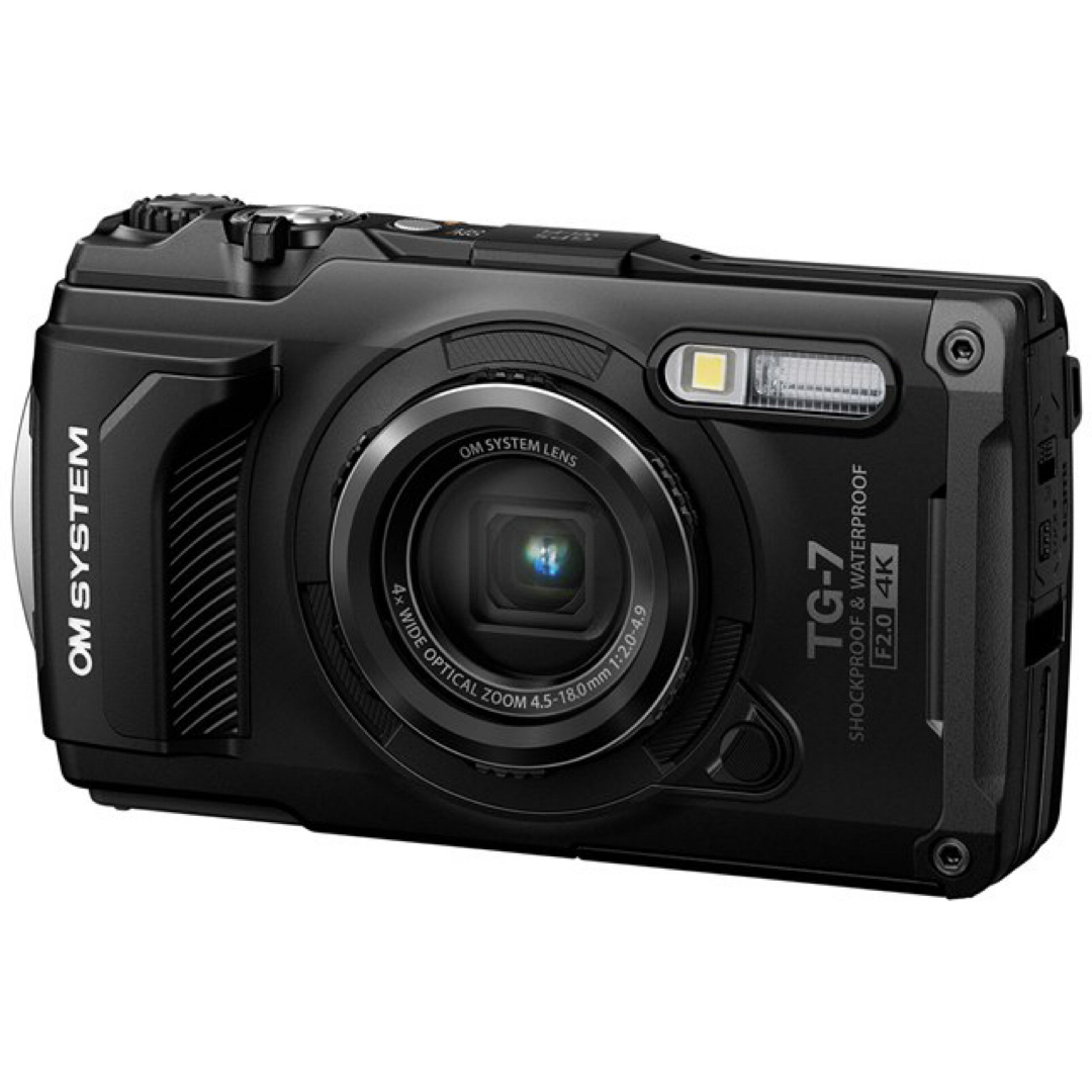 OLYMPUS(オリンパス)のOM SYSTEM Tough TG-7 ブラック スマホ/家電/カメラのカメラ(コンパクトデジタルカメラ)の商品写真