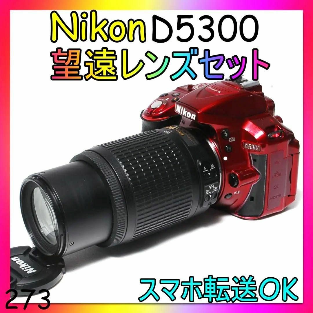 Wi-Fi対応♡望遠レンズセット Nikon ニコン D5300 プチ訳ありの