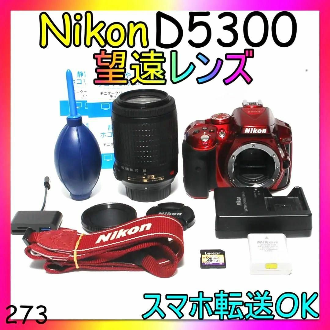 望遠レンズセット♡Wi-Fi対応 Nikon ニコン D5300 プチ訳あり