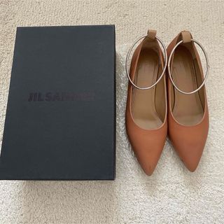 ジルサンダー(JIL SANDER)のJIL SANDER ジルサンダー アンクレットバレリーナシューズ(バレエシューズ)