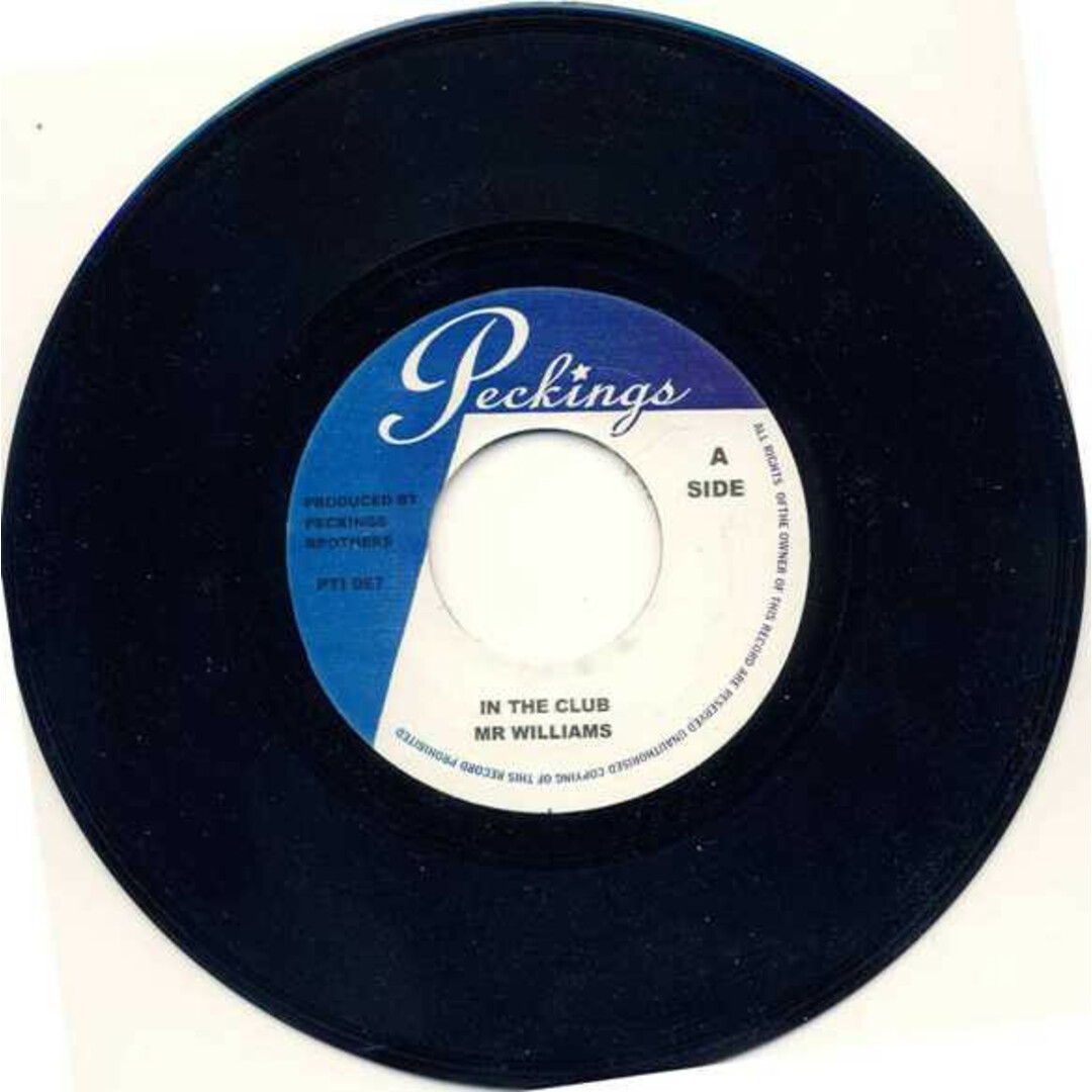 7” Mr Williamz / Sparkie In The Club / Playback PTI067 Peckings UK Vinyl /00080 エンタメ/ホビーのエンタメ その他(その他)の商品写真