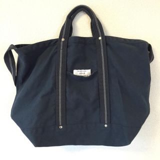 ルートート(ROOTOTE)のヘミングス ネイビーキャンバス トートバッグ(トートバッグ)