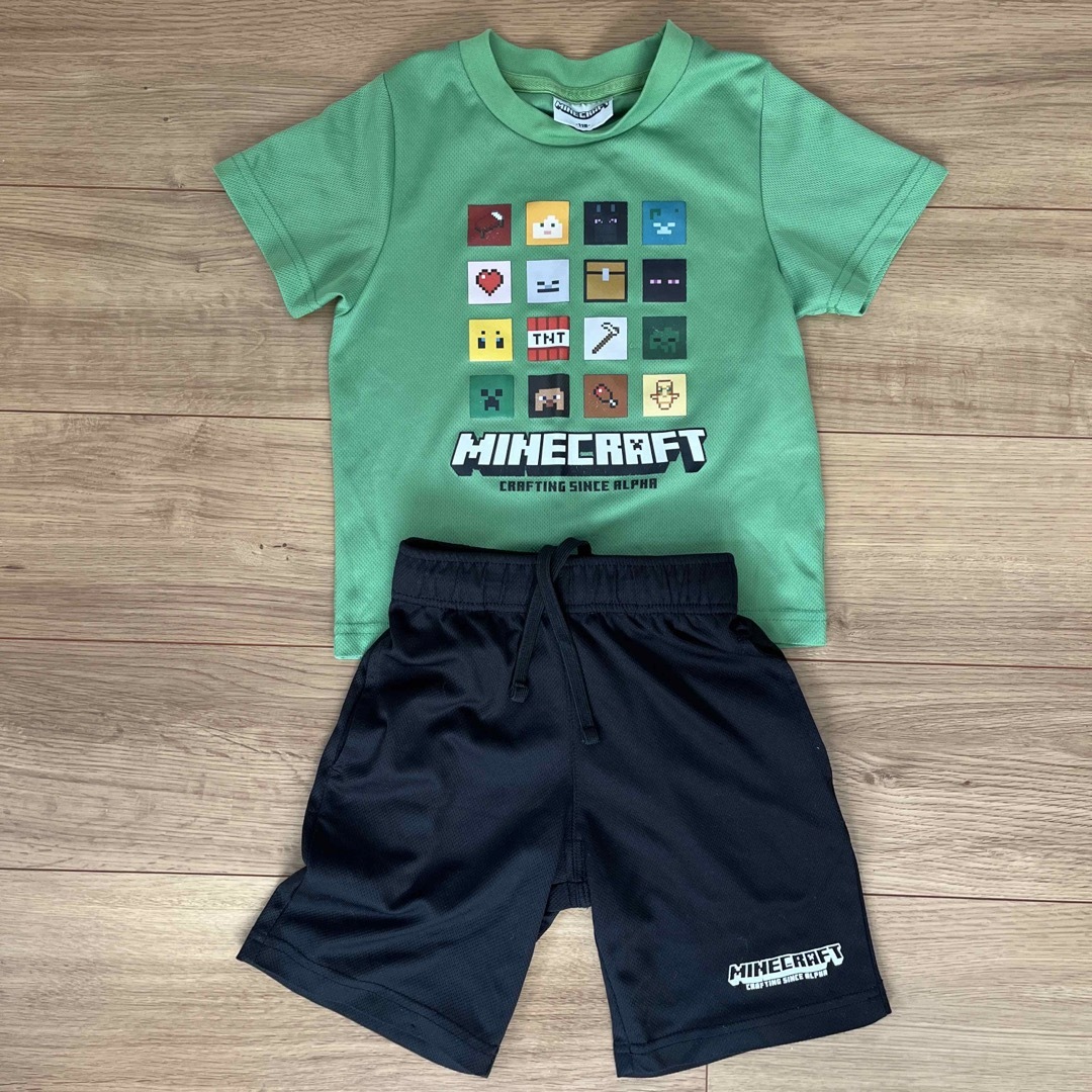Minecraft(マインクラフト)のマイクラ 110 パジャマ キッズ/ベビー/マタニティのキッズ服男の子用(90cm~)(パジャマ)の商品写真