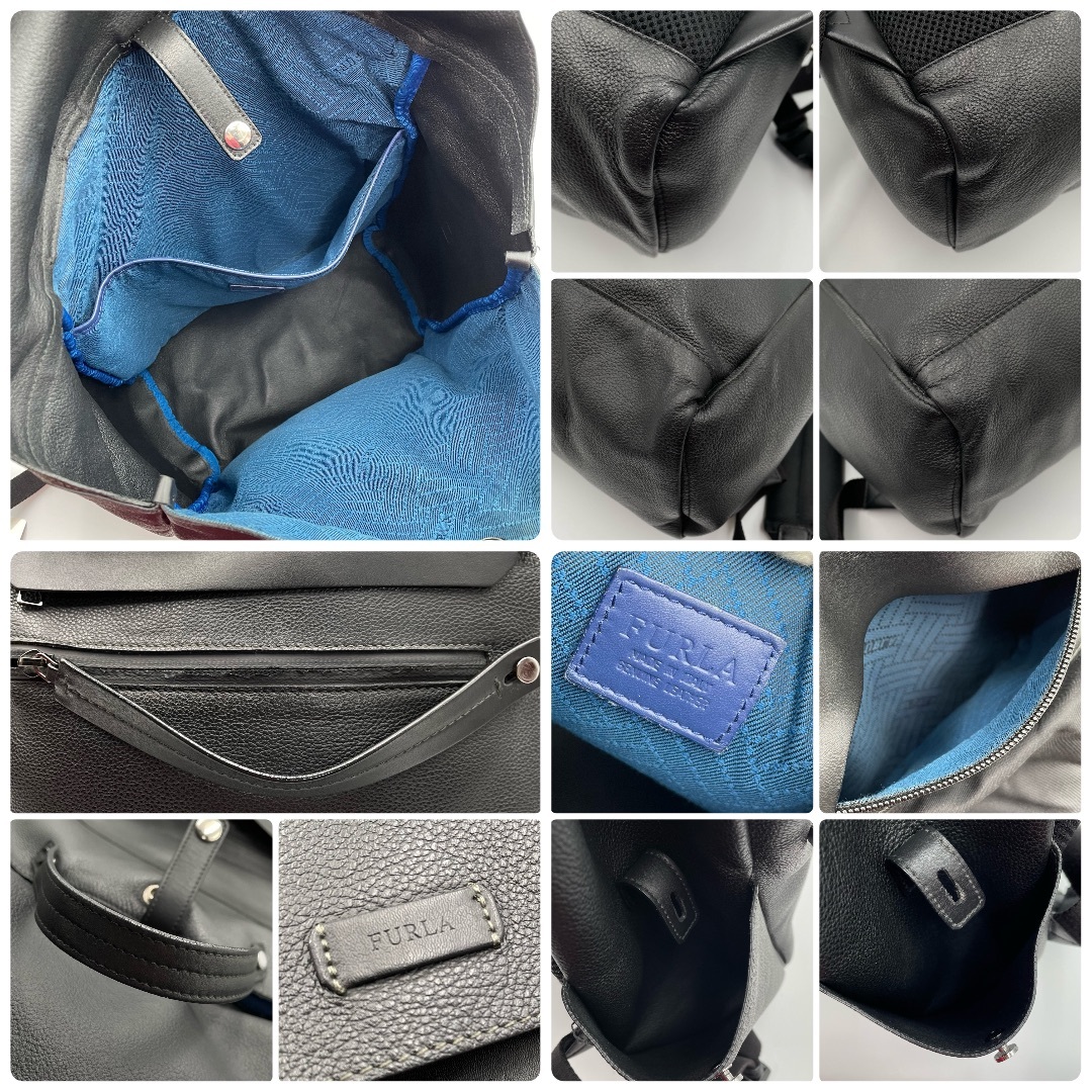 ✨希少✨　フルラ　スキューバ　レザー　リュック　バックパック　大容量　ビジネス FURLA - ✨希少✨ フルラ スキューバ レザー リュック バック