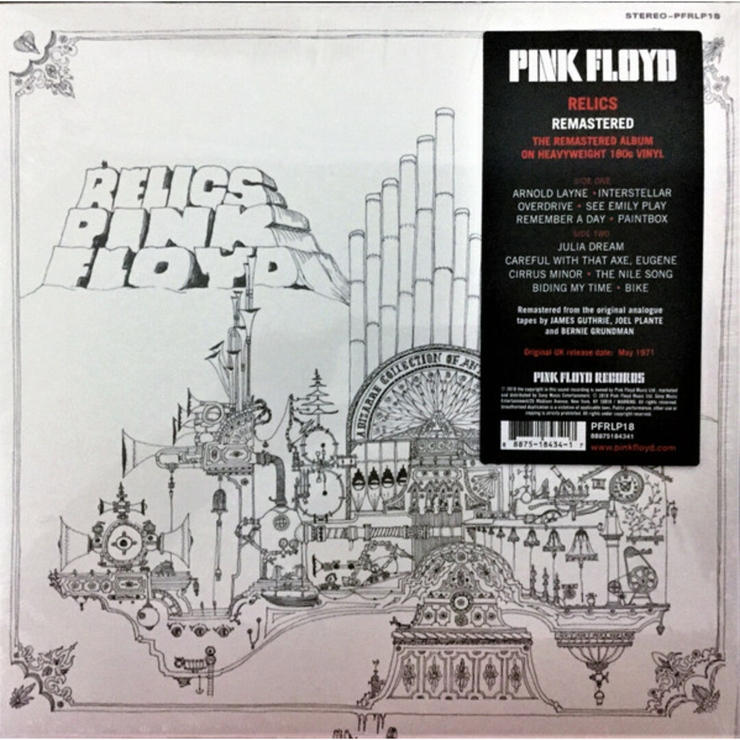 米LP Pink Floyd Relics PFRLP18 PINK FLOYD RECORDS /00260 エンタメ/ホビーのエンタメ その他(その他)の商品写真
