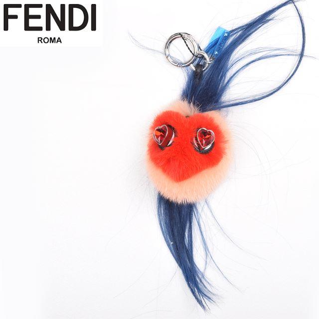 FENDI フェンディ バグズ ミニモンスターファー キーホルダー チャーム