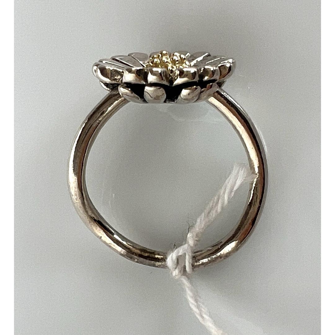 新品・未使用】トロールビーズ 指輪 デイジーリング ゴールド×シルバー  #51 レディースのアクセサリー(チャーム)の商品写真