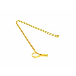 スワロフスキー(SWAROVSKI)の■極美品■ SWAROVSKI スワロフスキー クリスタルメモリーズ テニスラケット ネックレス ペンダント アクセサリー ゴールド系 DH5222(ネックレス)