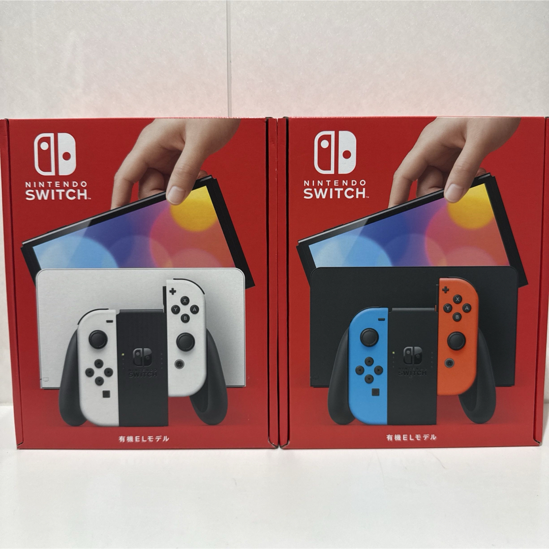 Nintendo Switch - Nintendo Switch 有機elモデル　スイッチ　新品未使用　ネオン　白