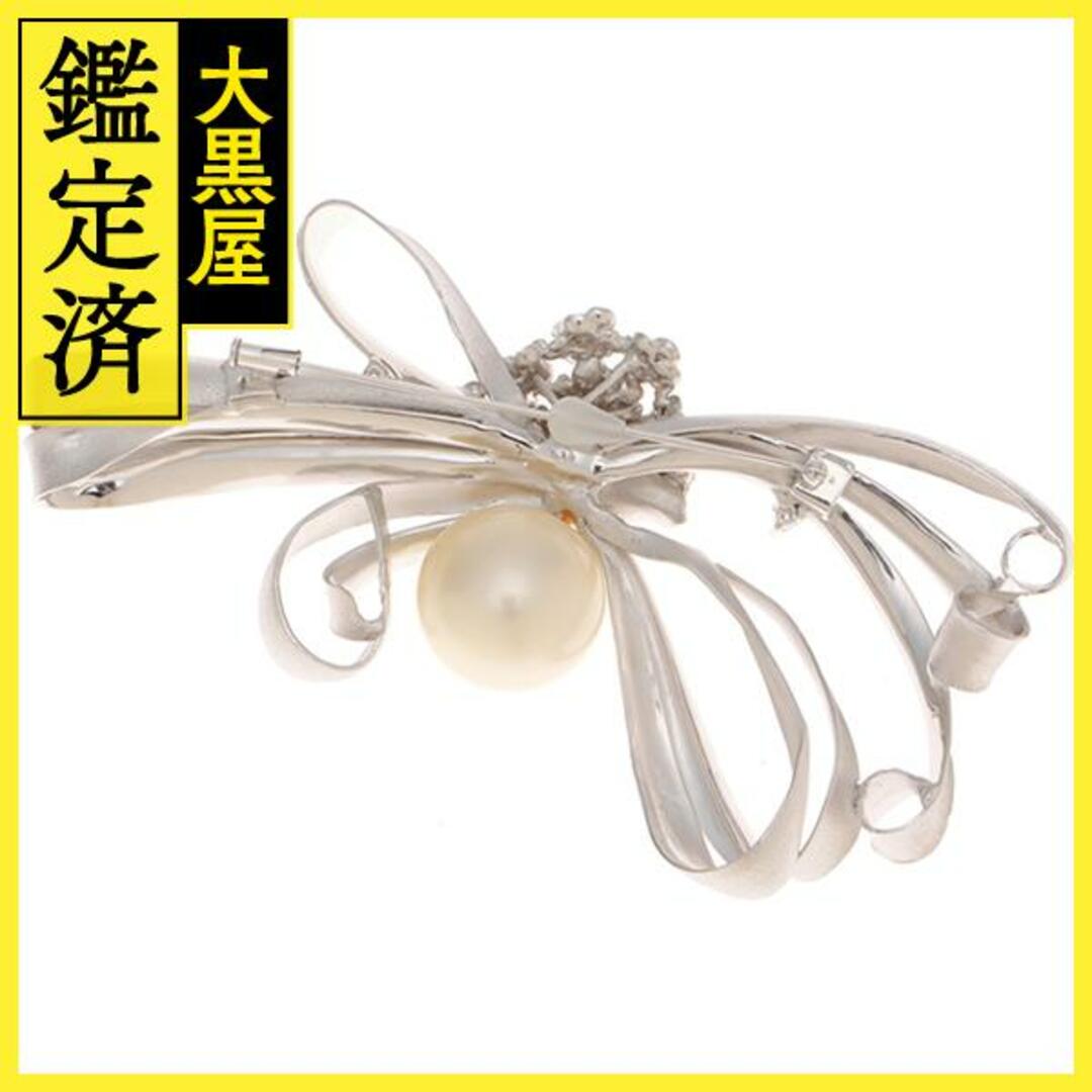TASAKI タサキ ブローチ レディース K18 リーフデザイン パール